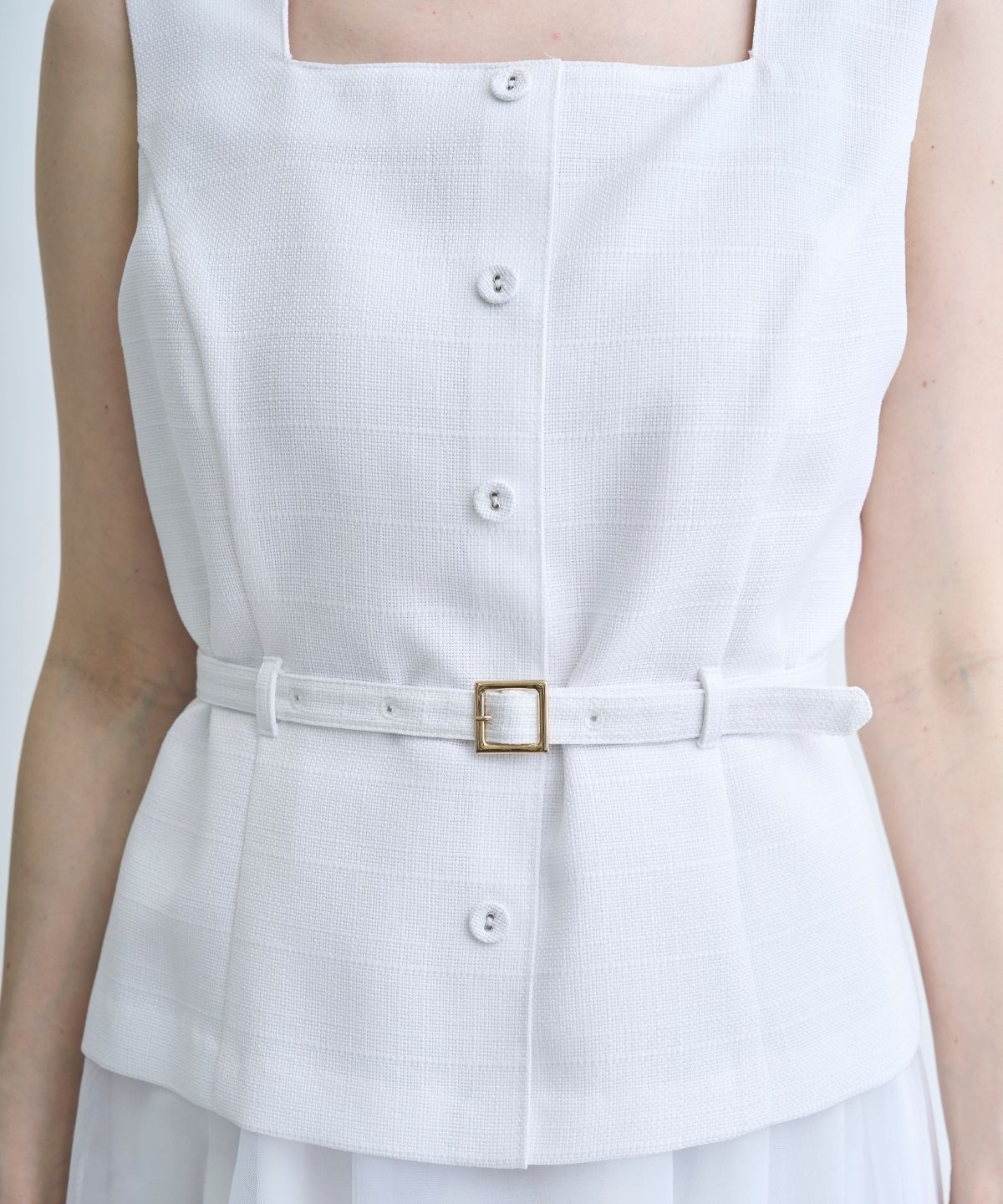 【3/31(Tue)発売】ツィードジレチュールスカートドッキングワンピース