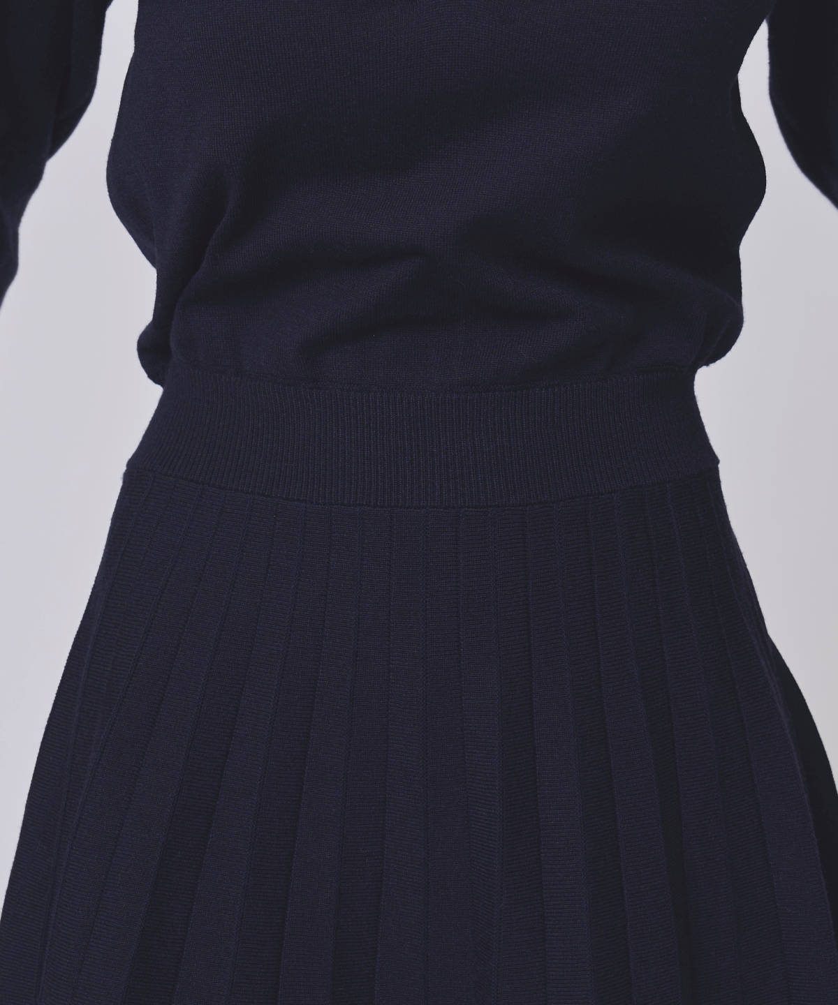 【1/23(Fri)発売】配色ポロニットミニワンピース