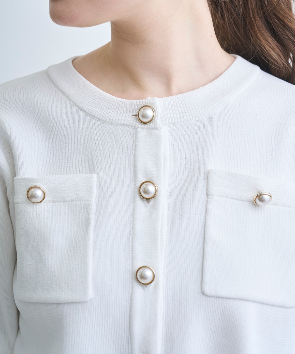 【4/10(Fri)発売】パフスリーブニットカーデプルオーバー