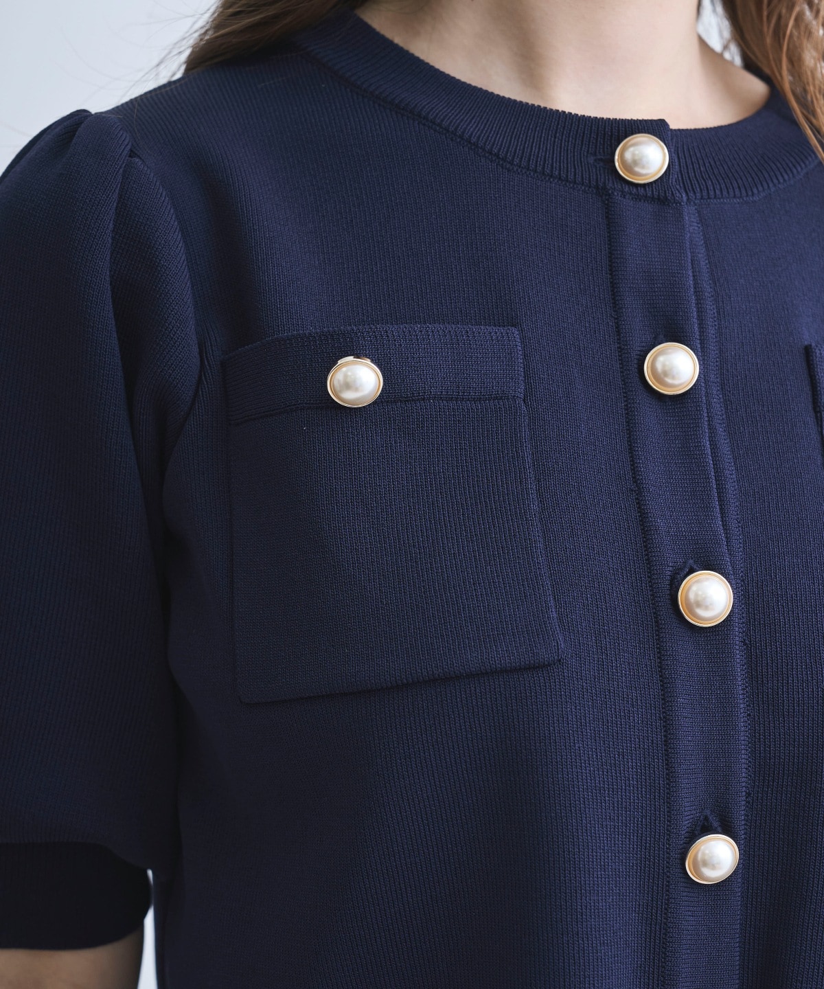 【4/10(Fri)発売】パフスリーブニットカーデプルオーバー