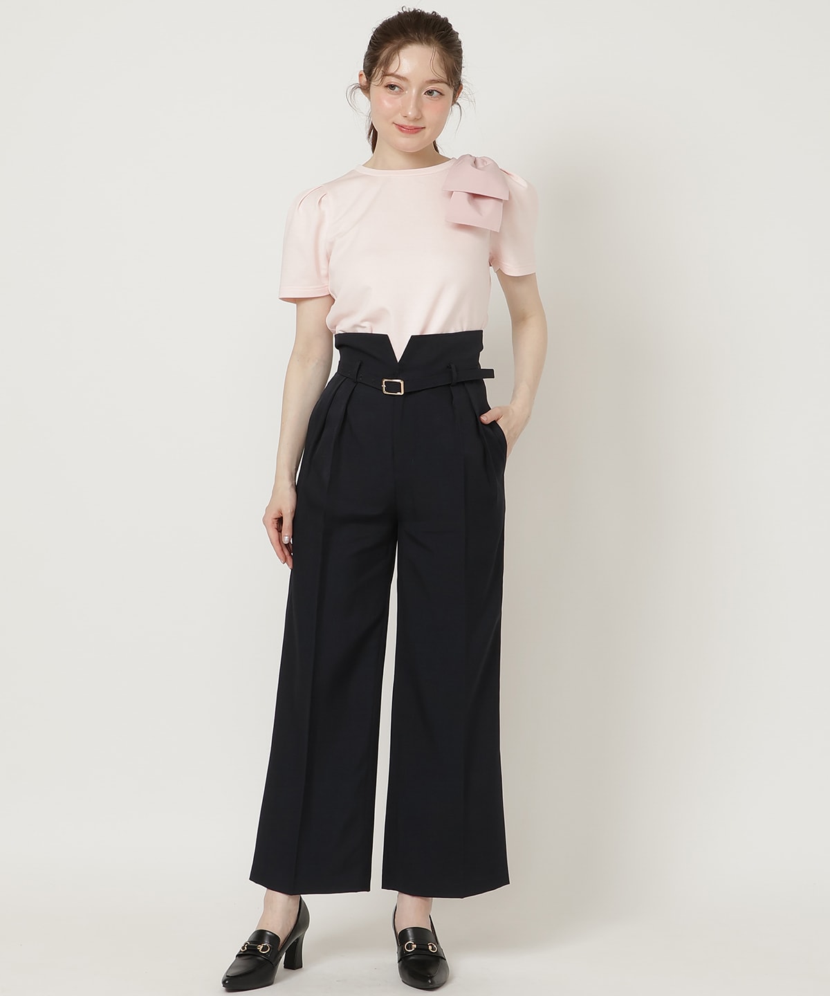 【5/8(Fri)発売】ショルダーリボンカットソー