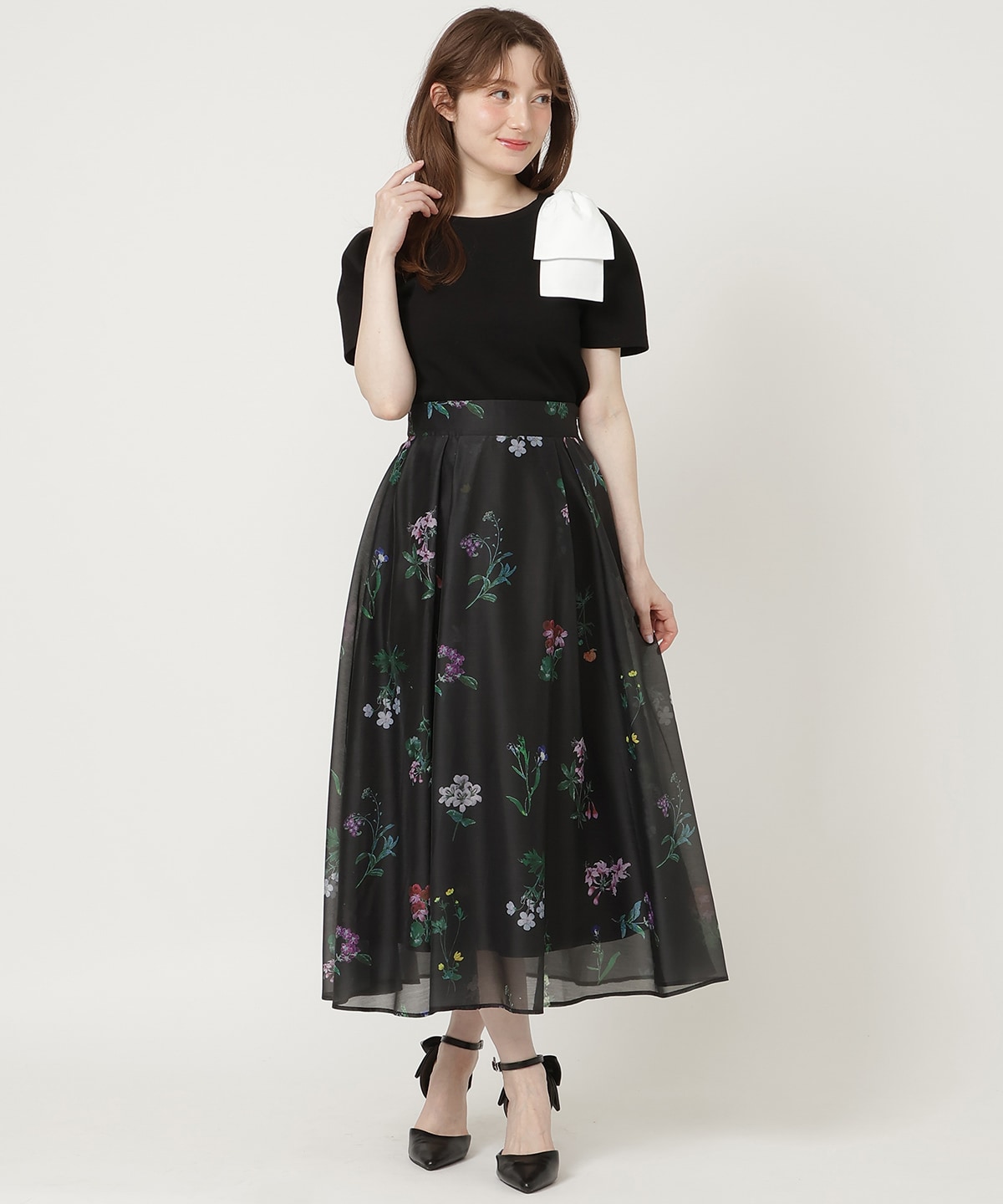 【5/8(Fri)発売】ショルダーリボンカットソー