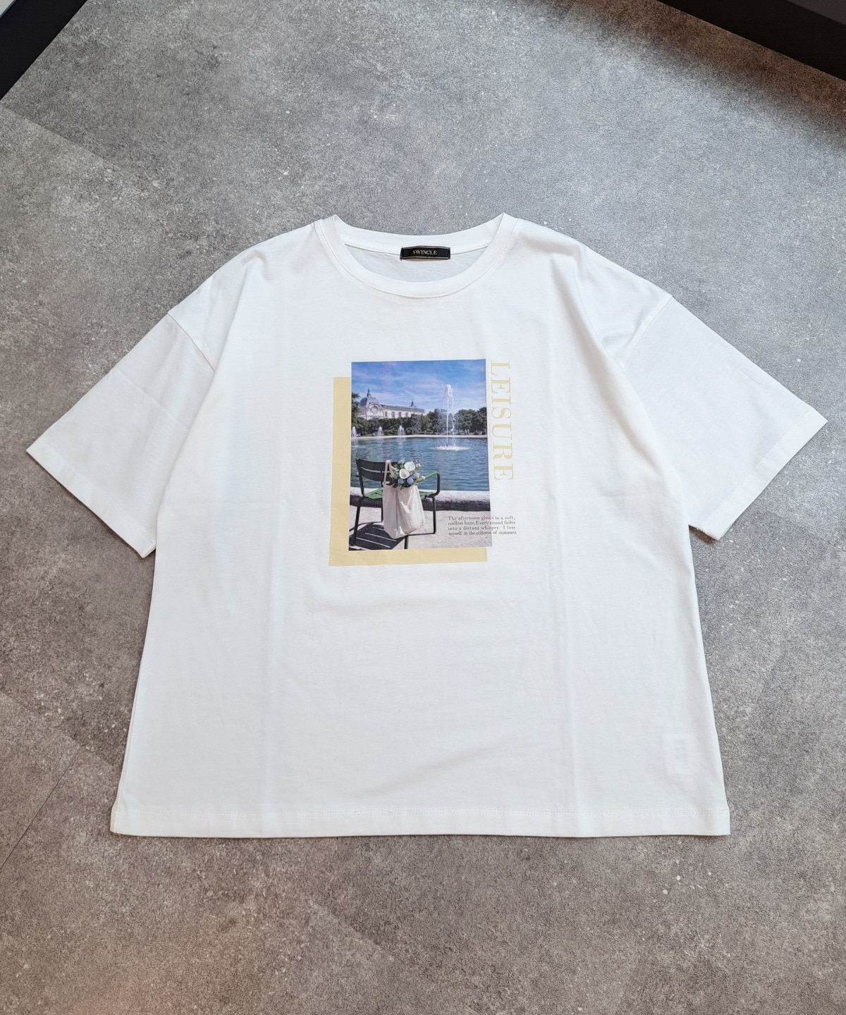 【6/3予約開始】オーバーサイズコットンフォトTシャツ