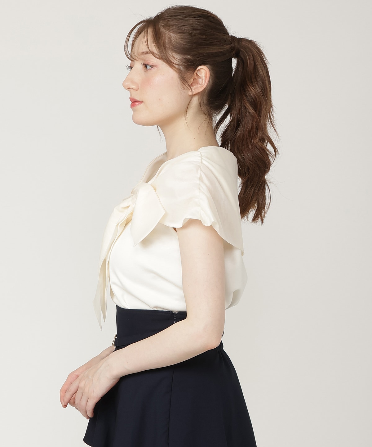 【6/11発売】サイドリボンプルオーバー