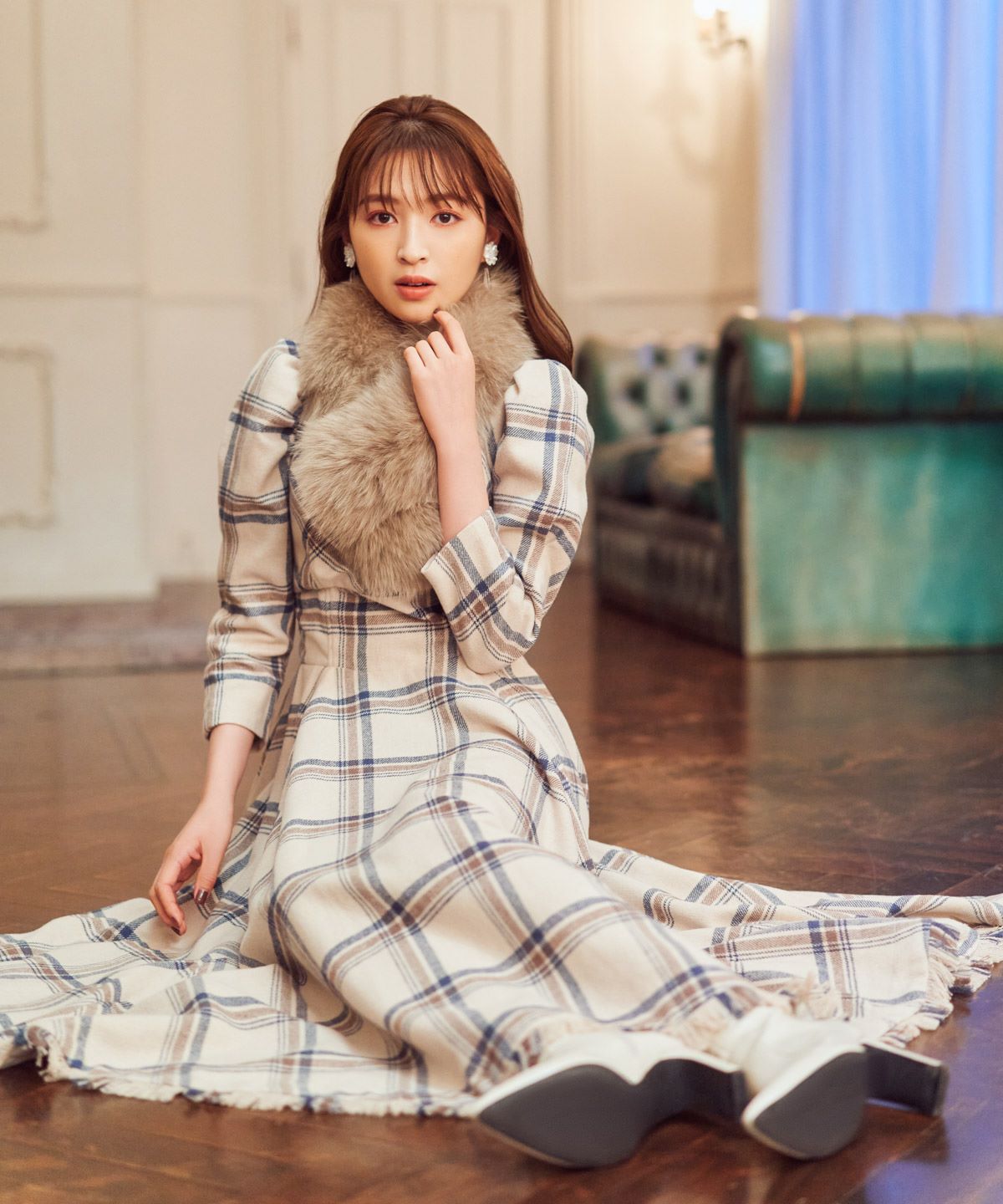 星来コラボ チェックサーキュラーワンピース M ベージュ Willselection 公式オンラインショップ バーンデストローズ 星来コラボ チェックサーキュラーワンピース M ベージュ Willselection 公式オンラインショップ バーンデストローズ