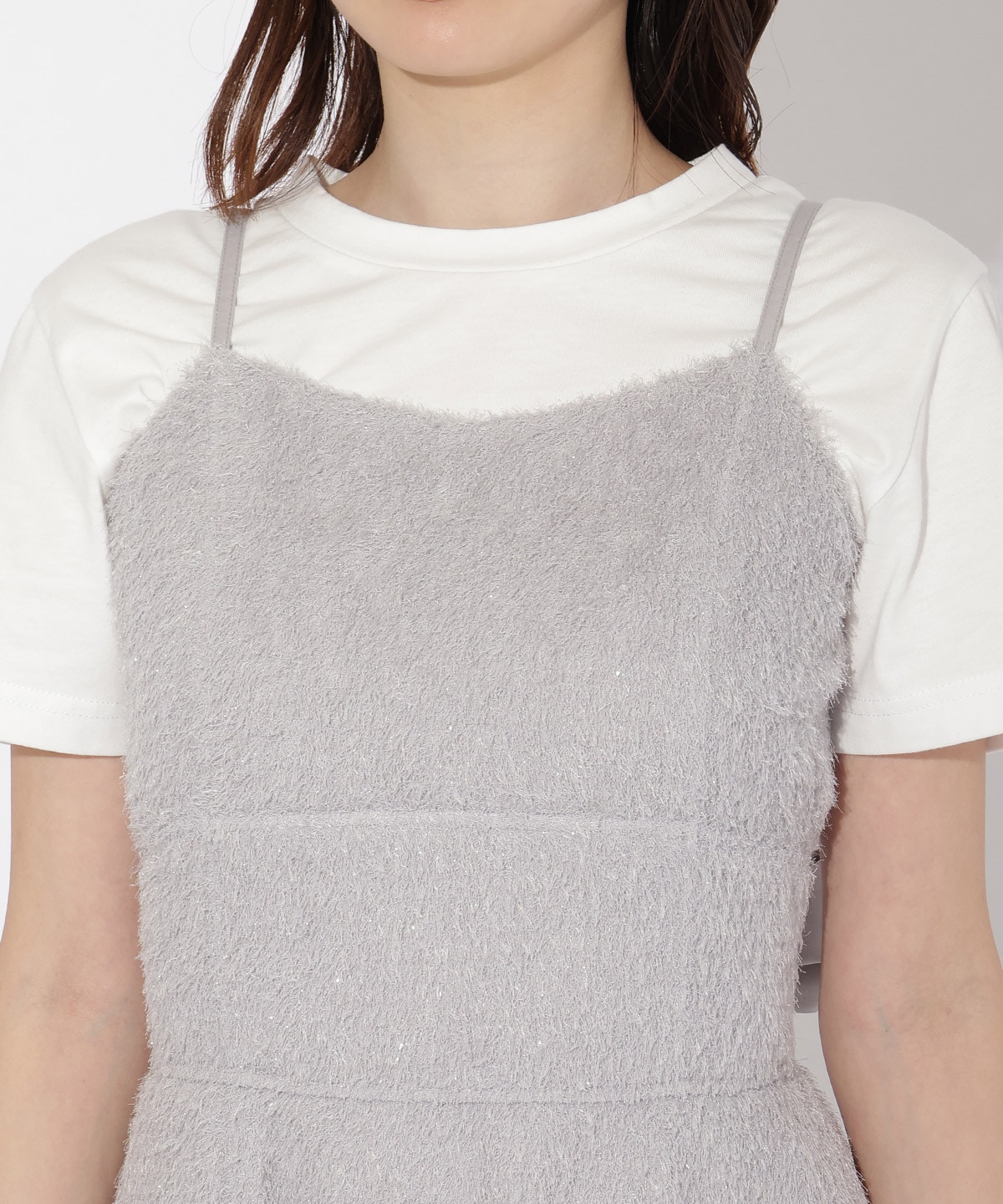 フリンジキャミワンピース