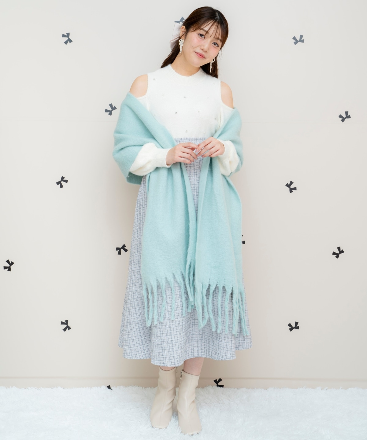 もこもこストール