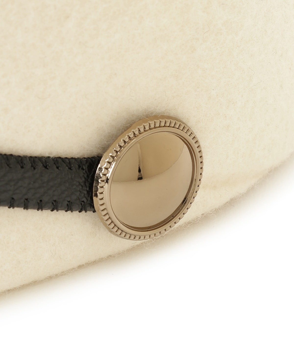 ベルト付きウールハット