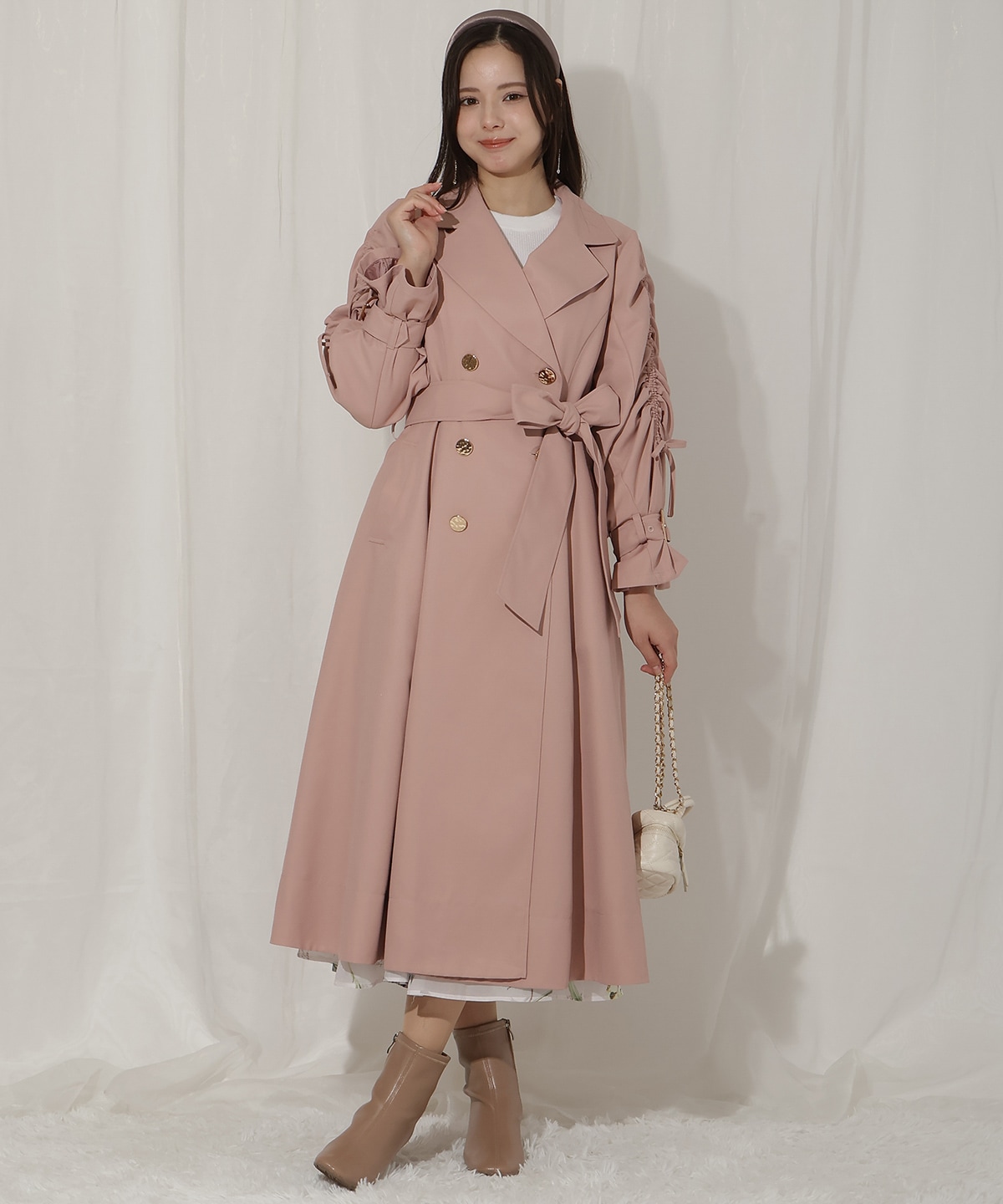 ドロストデザイントレンチコート