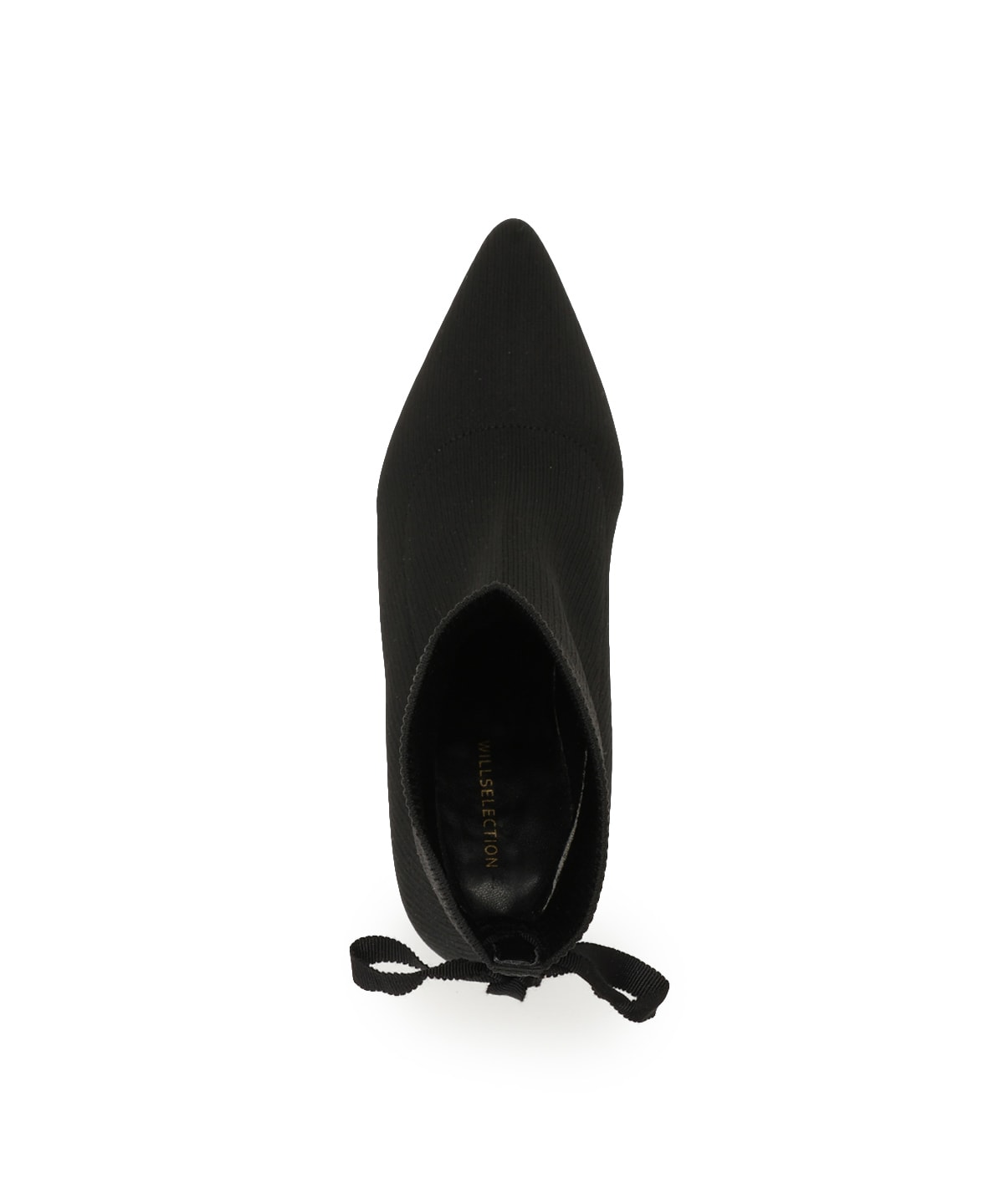 レースアップリボンソックスブーツ