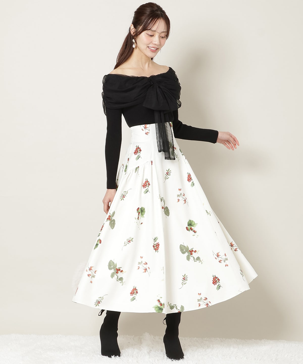 【12/5(fri)10時発売】ウィンターボタニカルスカート