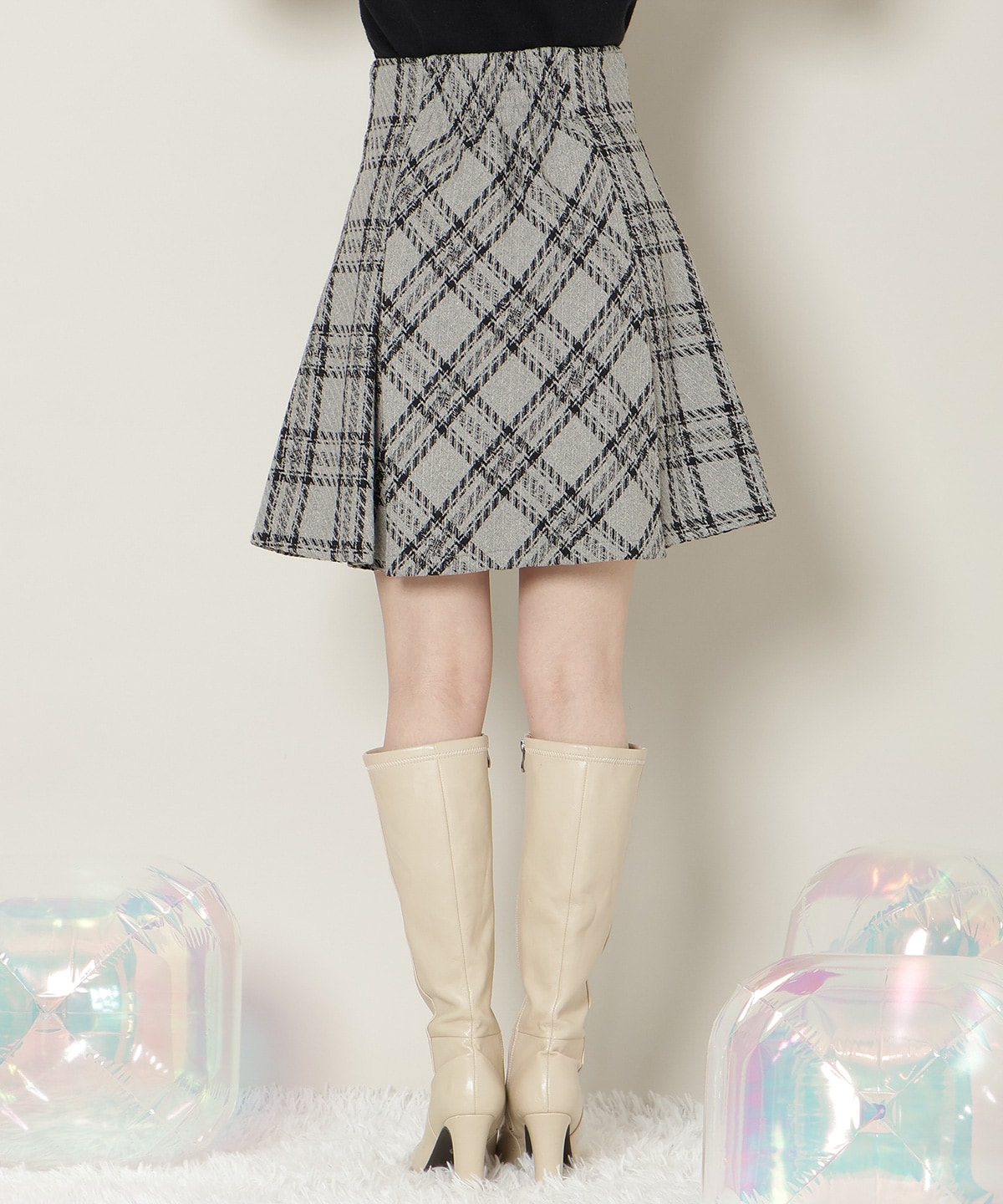 【1/1(thu)10時発売 New Year's Item】ボックスプリーツミニスカート