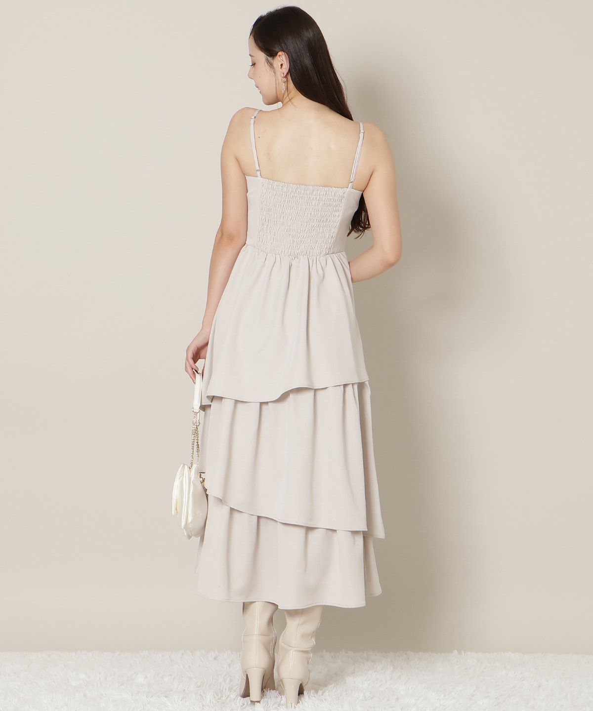 【New Year's Item】ティアードキャミワンピース