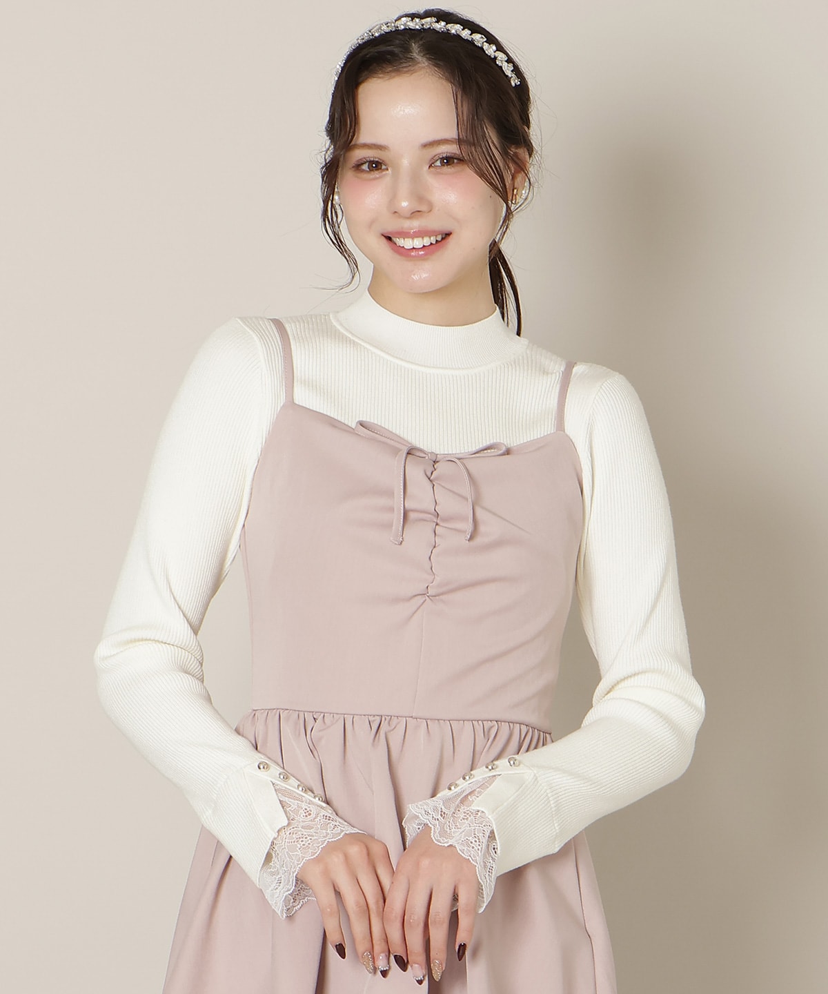 【New Year's Item】ティアードキャミワンピース