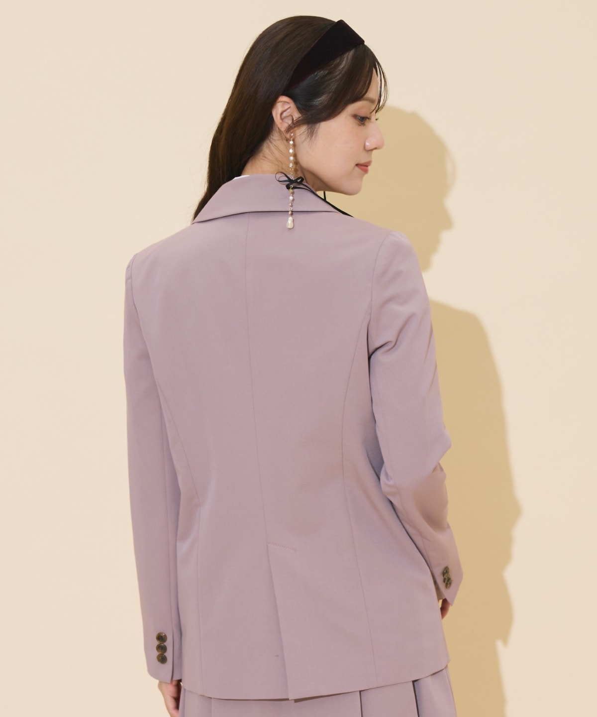 ダブルボタンテーラードジャケット