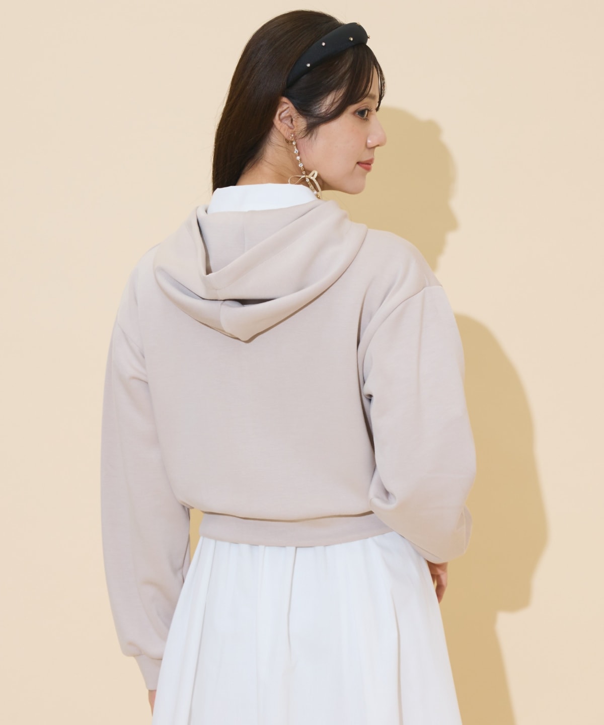 ロゴテープパーカー