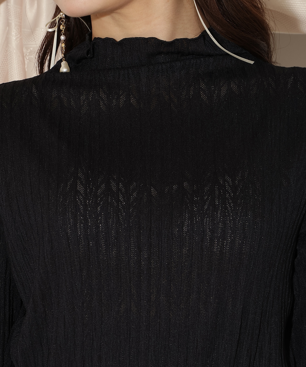 メロウハイネックインナートップス