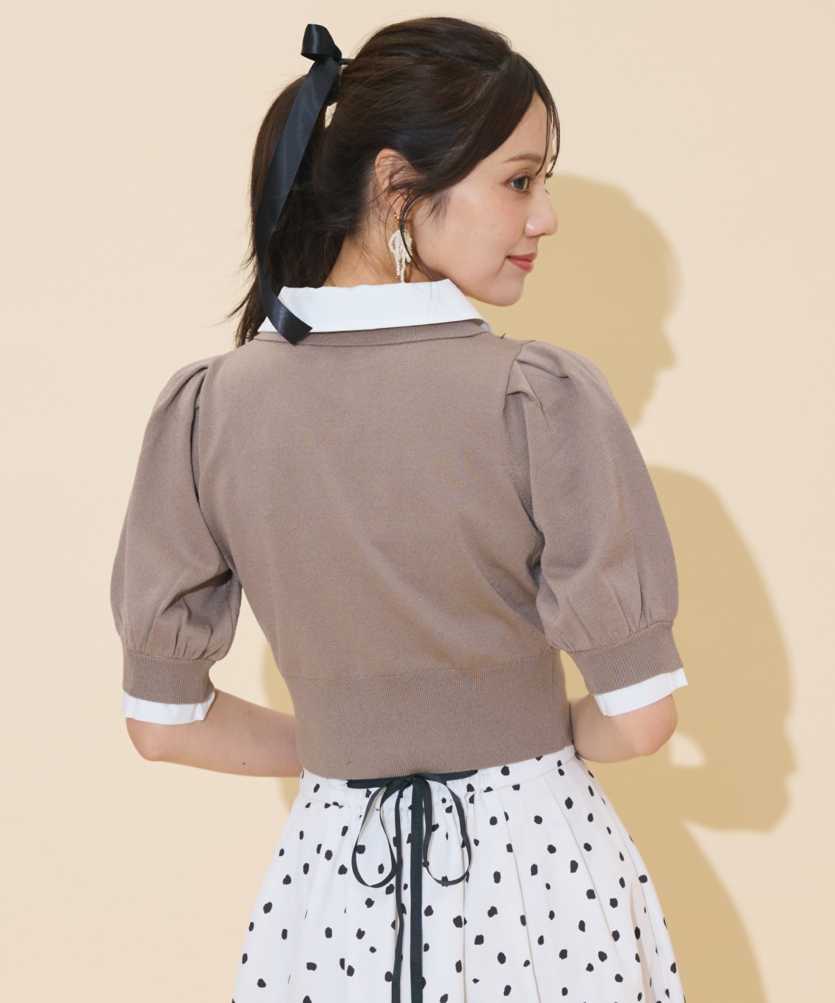 レイヤードカラープルオーバー