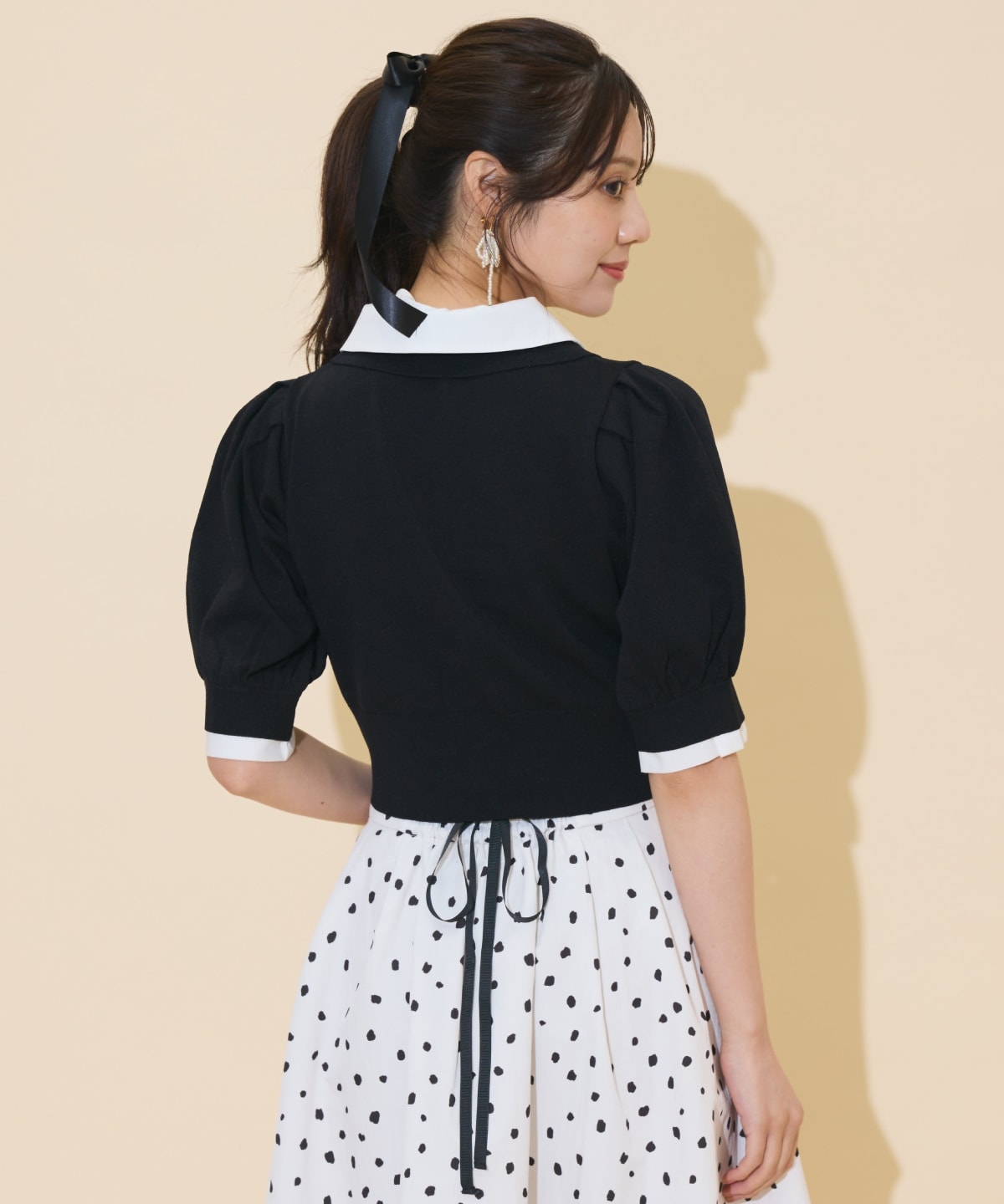 レイヤードカラープルオーバー