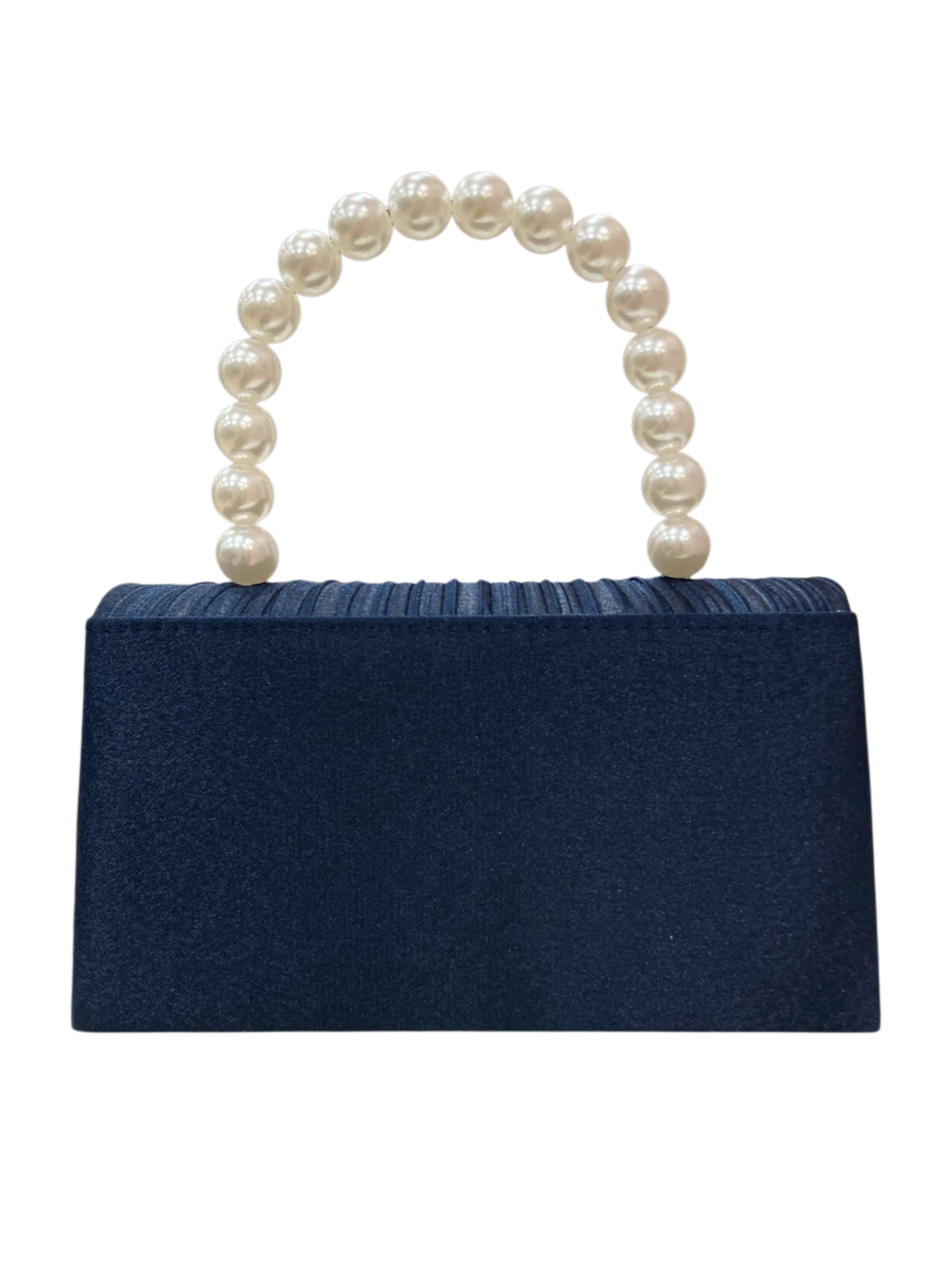 パールプリーツデザインバッグ