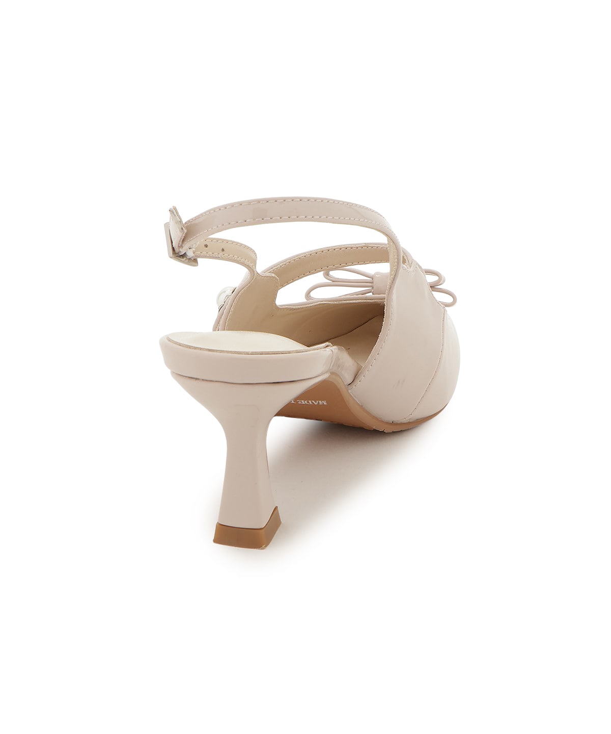 スリングバックリボンパンプス