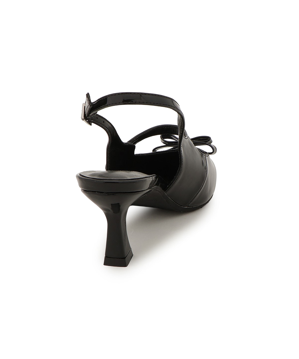 スリングバックリボンパンプス