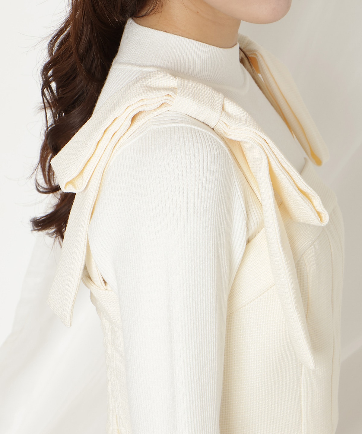 【2/11(wed)10時発売】リボンショルダービスチェ