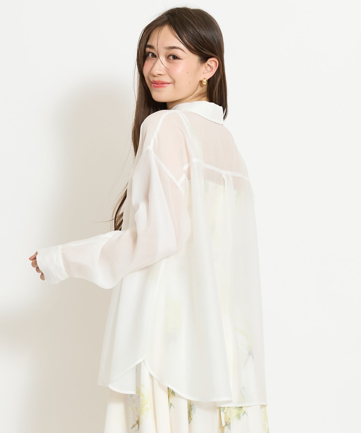 エアリーシアーシャツ