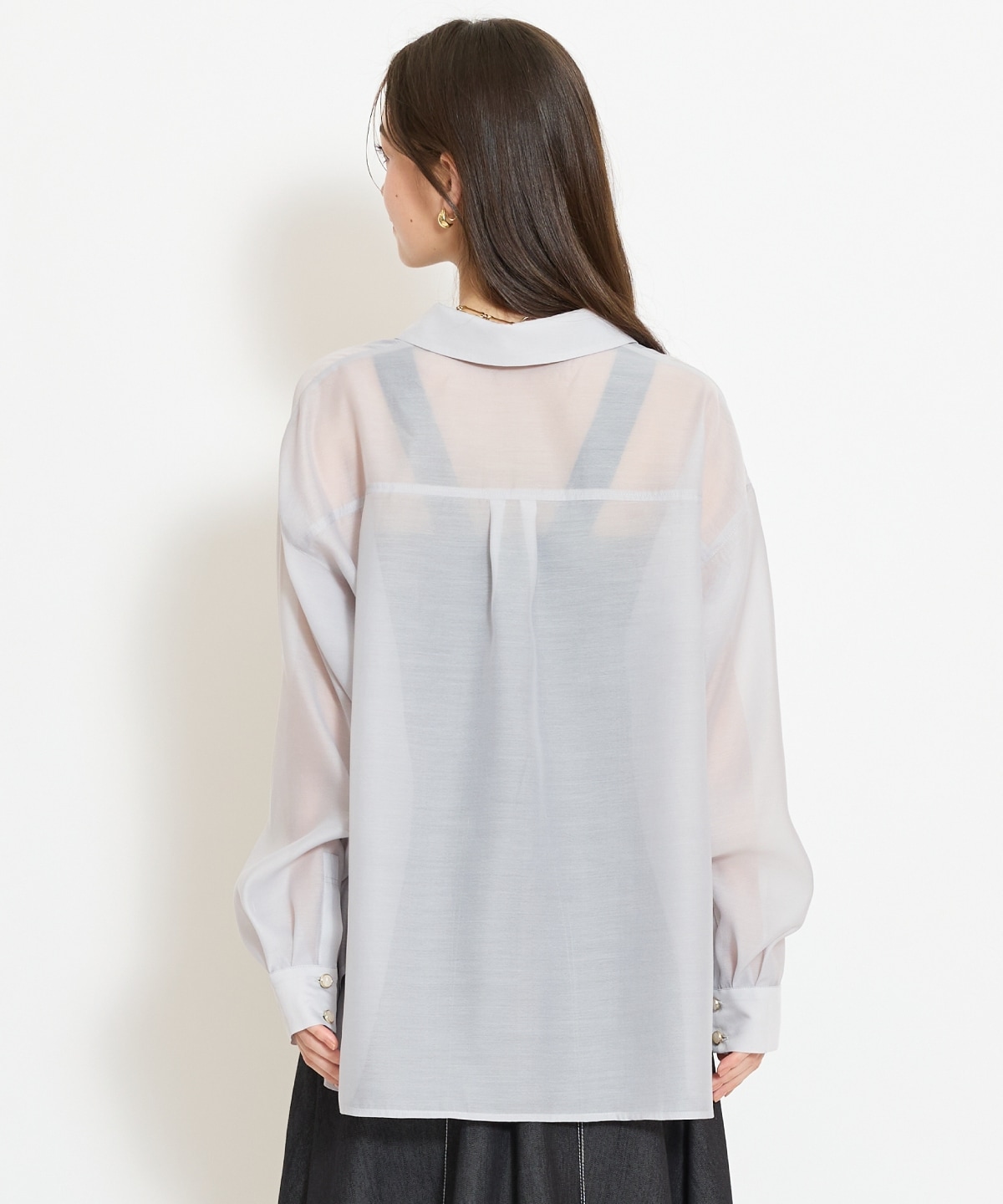 エアリーシアーシャツ