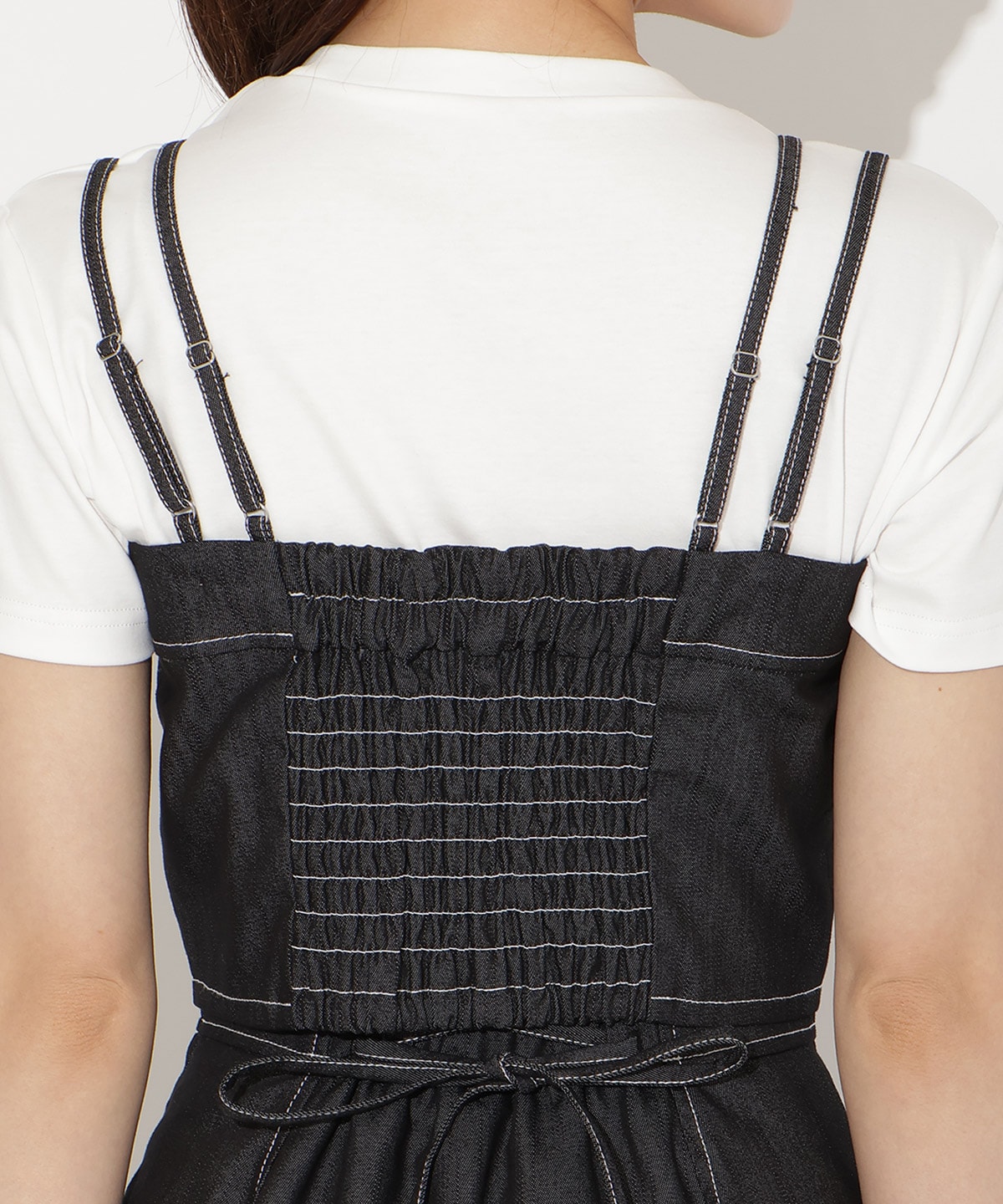 【3/19(thu)10時発売】フロントZIPデニムビスチェ