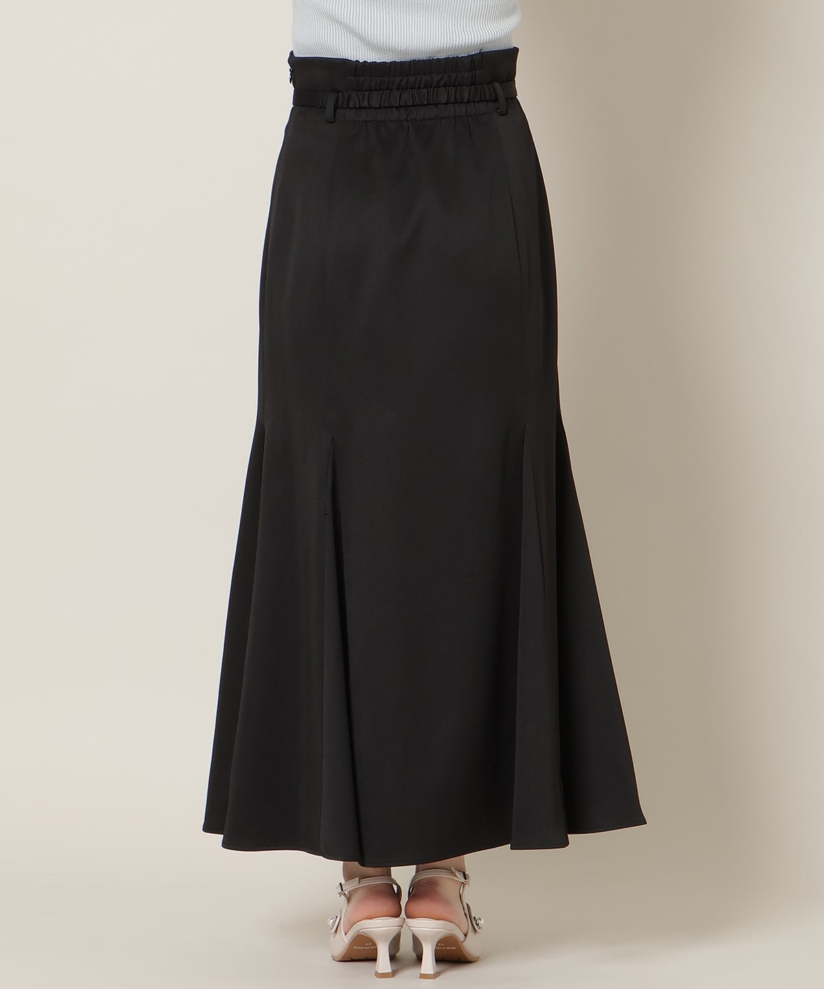 ビットベルト付きマーメイドスカート