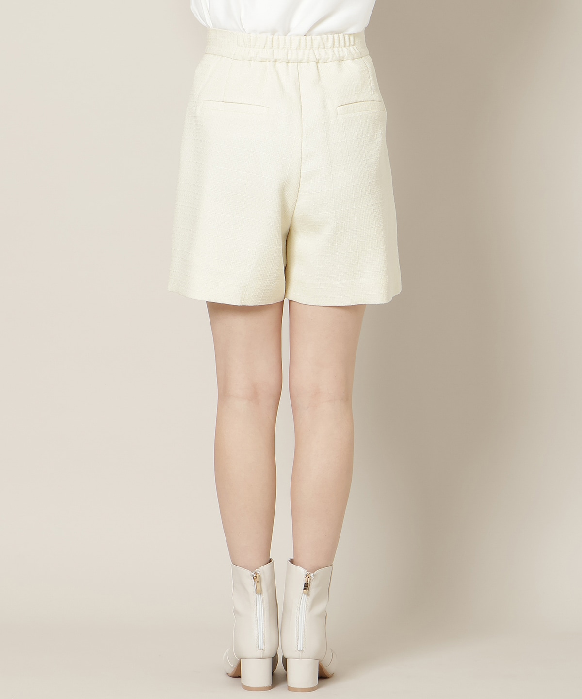 ツイードタックショートパンツ