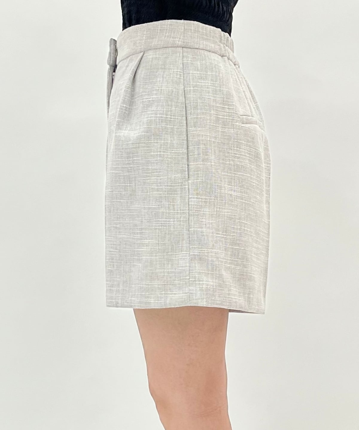 タックツイードショートパンツ