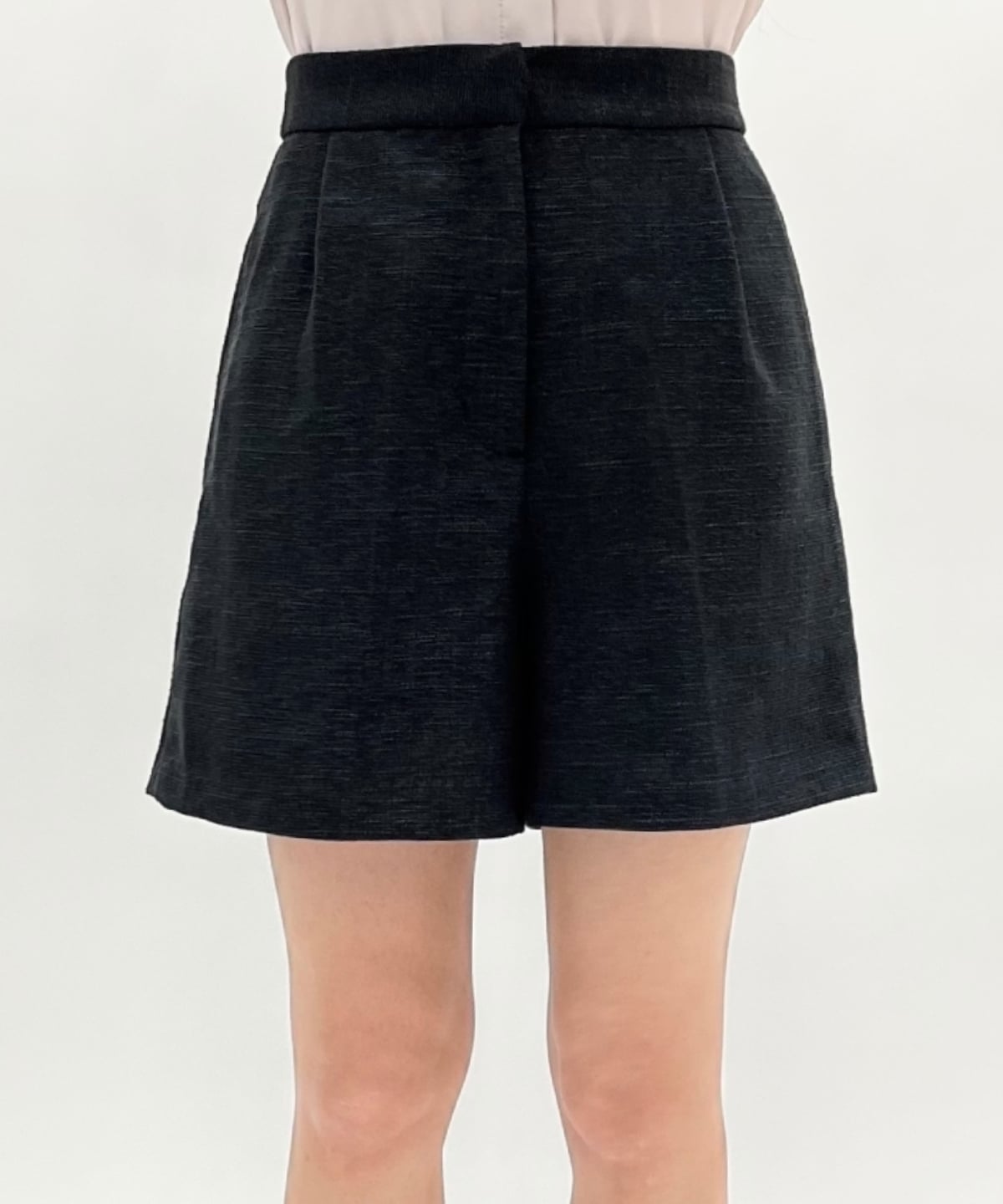 タックツイードショートパンツ