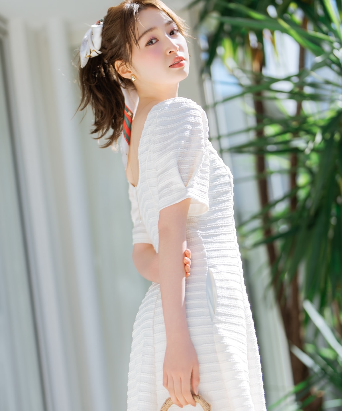 【4/24(fri)10時発売】バックオープンフレアカットワンピース