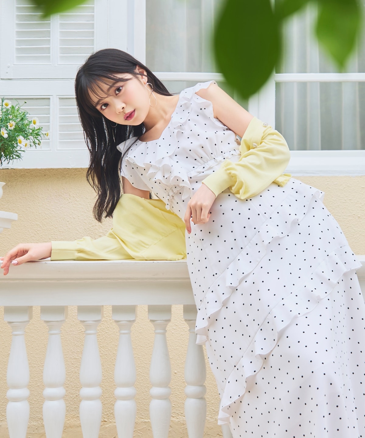 【6/11(thu)10時発売】ラッフルフリルティアードワンピース