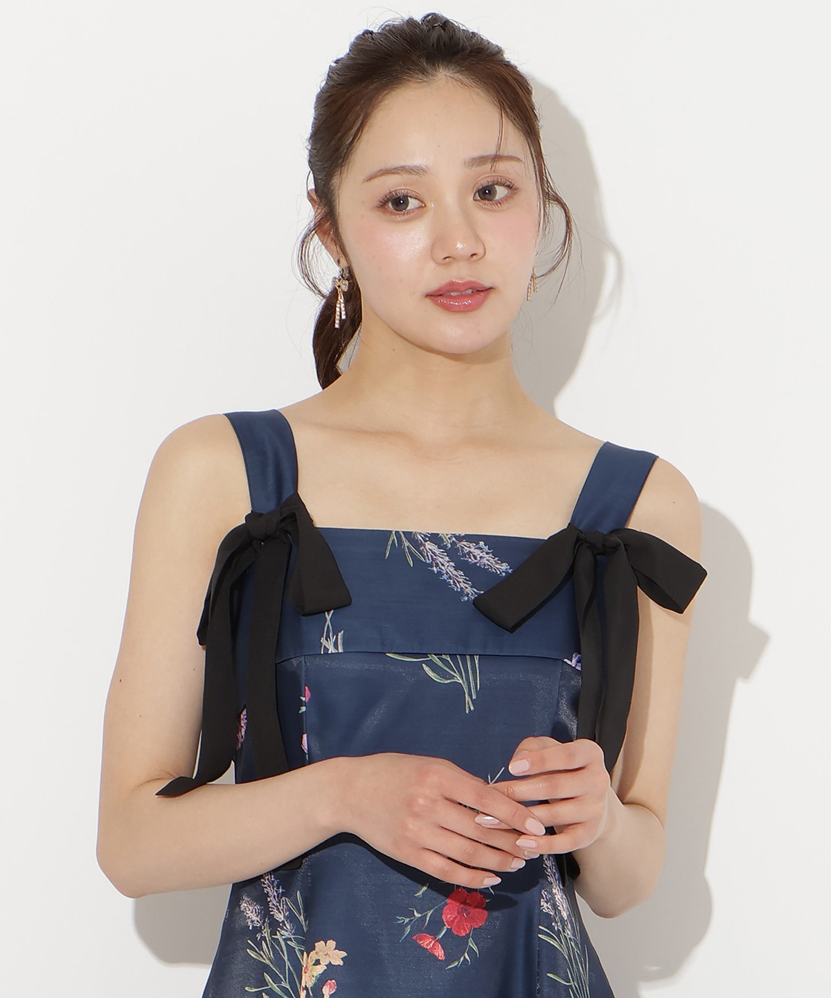 【3/12(thu)10時発売】ボタニカルフラワーシアータックワンピース