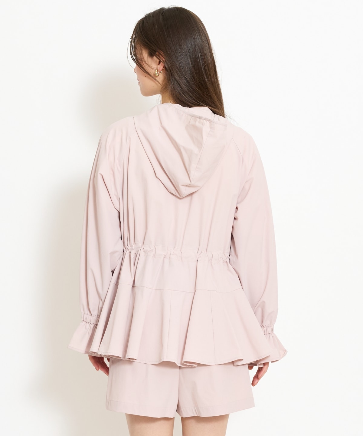 【セットアップ対応】UVカットペプラムブルゾン