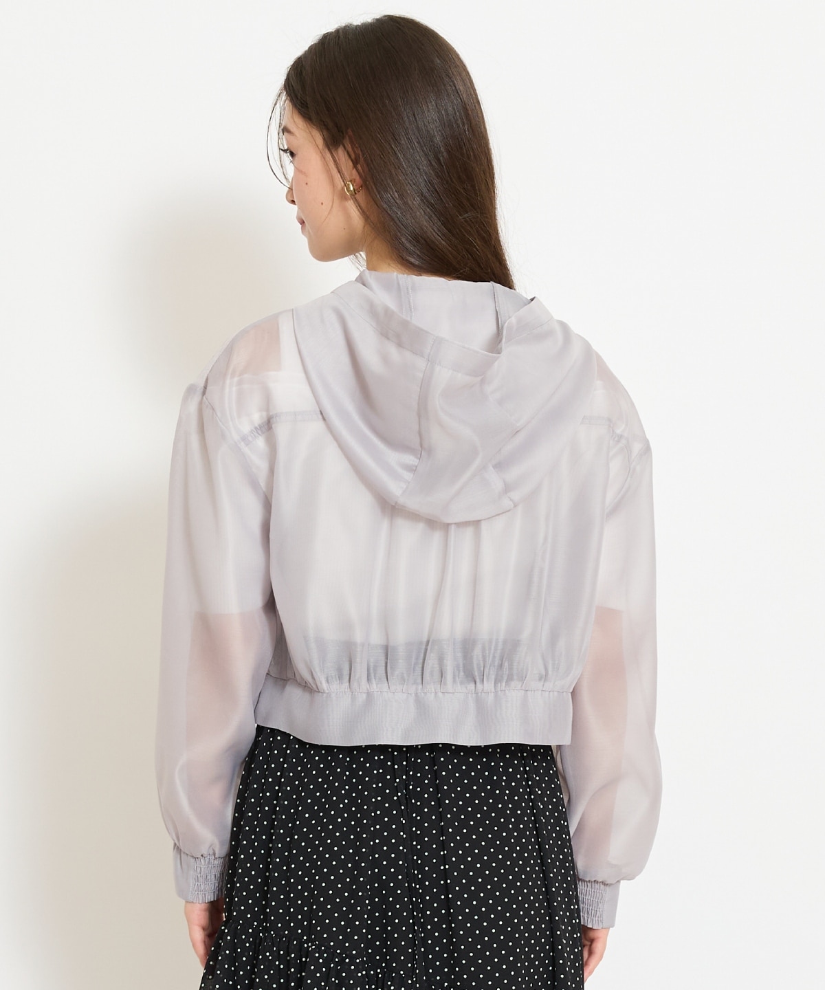 シアーフードブルゾン