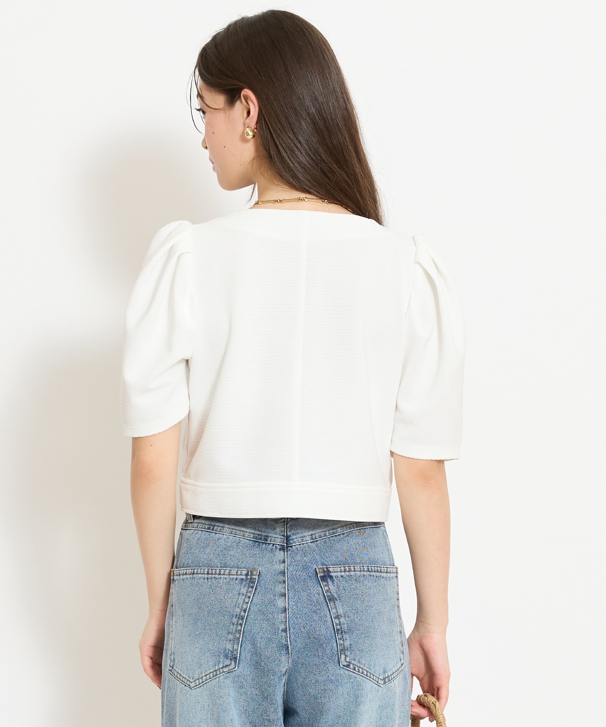 ノーカラーポンチジャケット