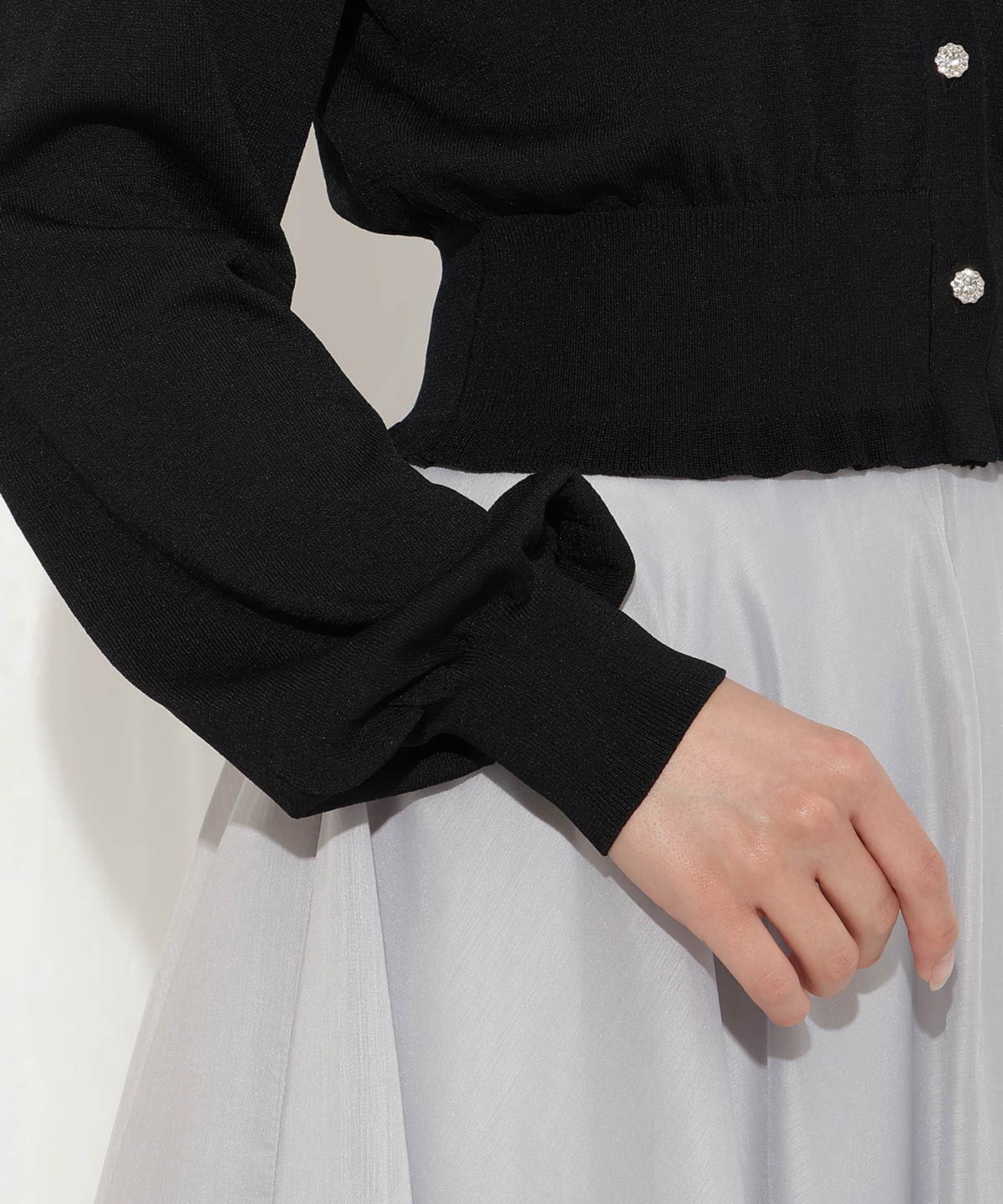 フリルヘムUVカットカーディガン