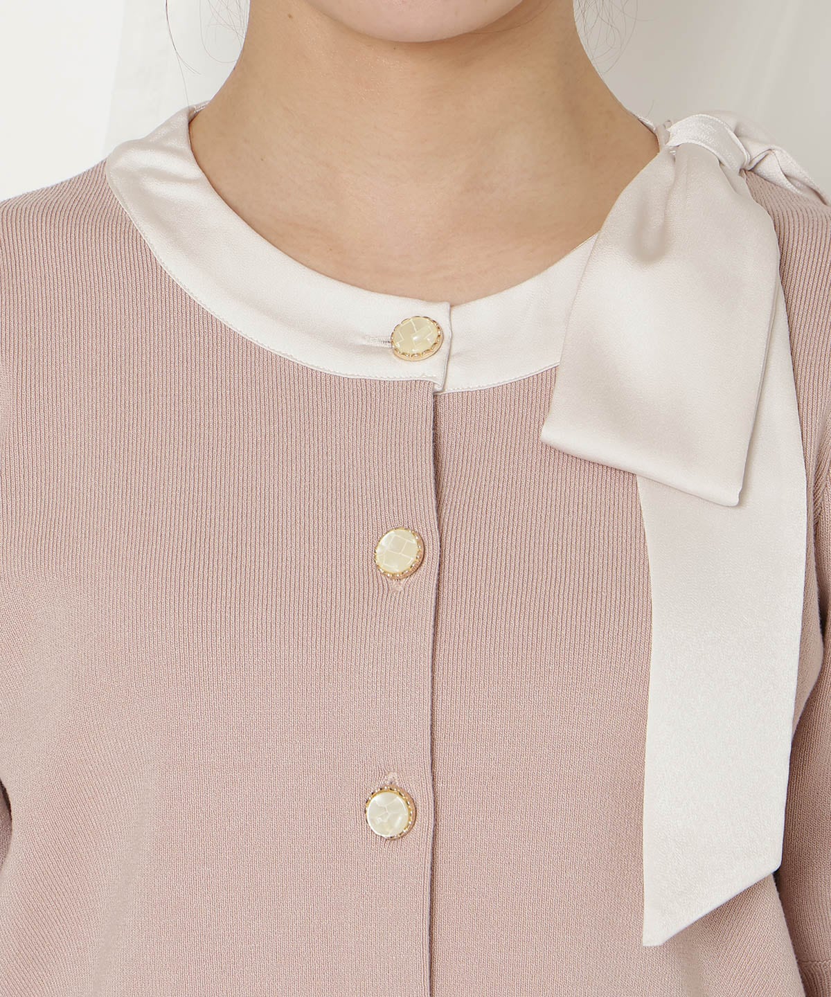 【2/27(fri)発売】リボンパフカーディガン