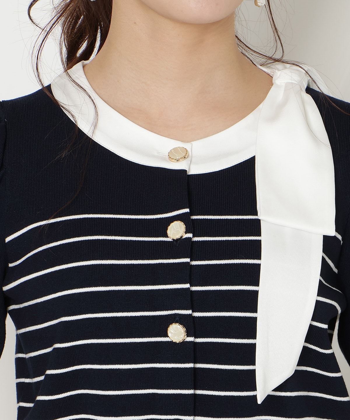 【2/27(fri)発売】リボンパフカーディガン