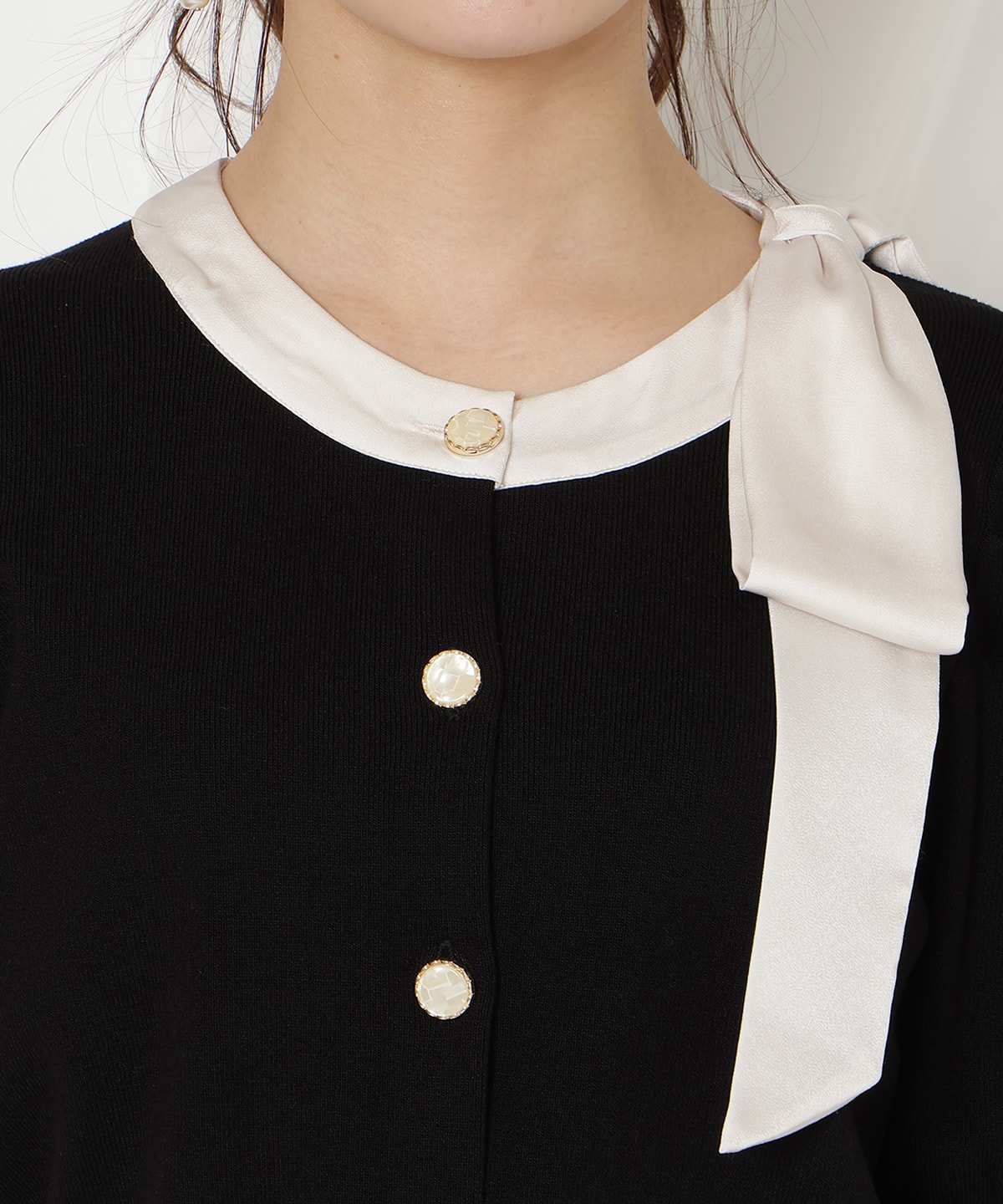 【2/27(fri)発売】リボンパフカーディガン