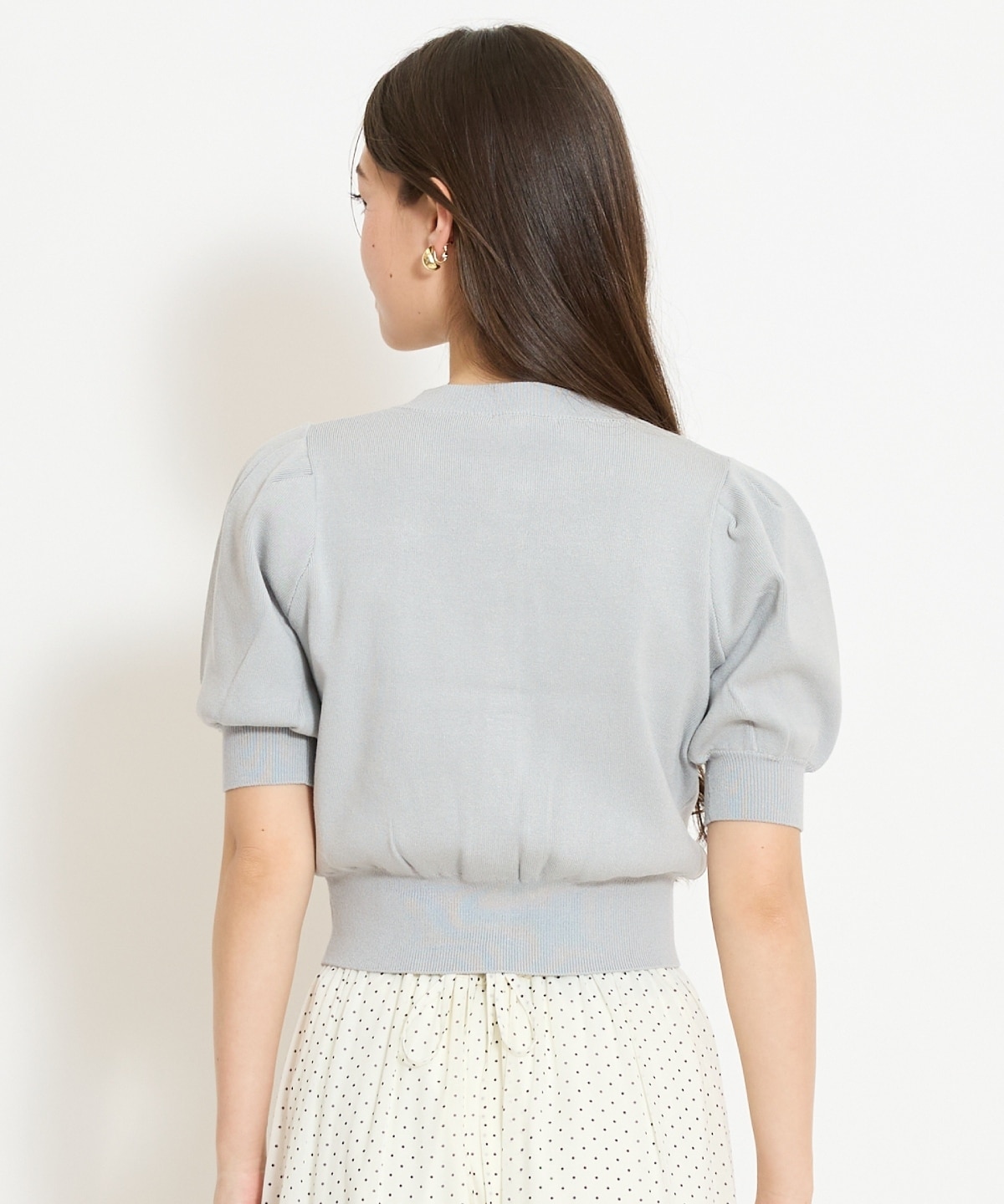 リボンデコレーションカーディガン