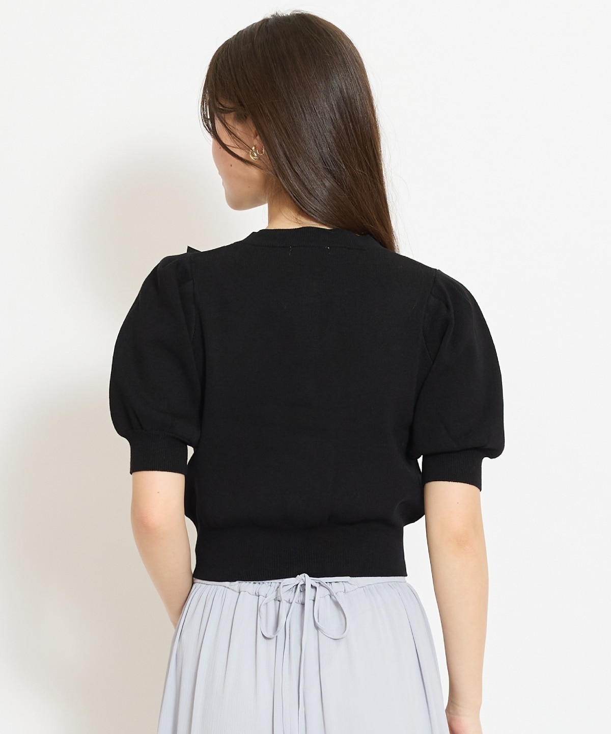 リボンデコレーションカーディガン