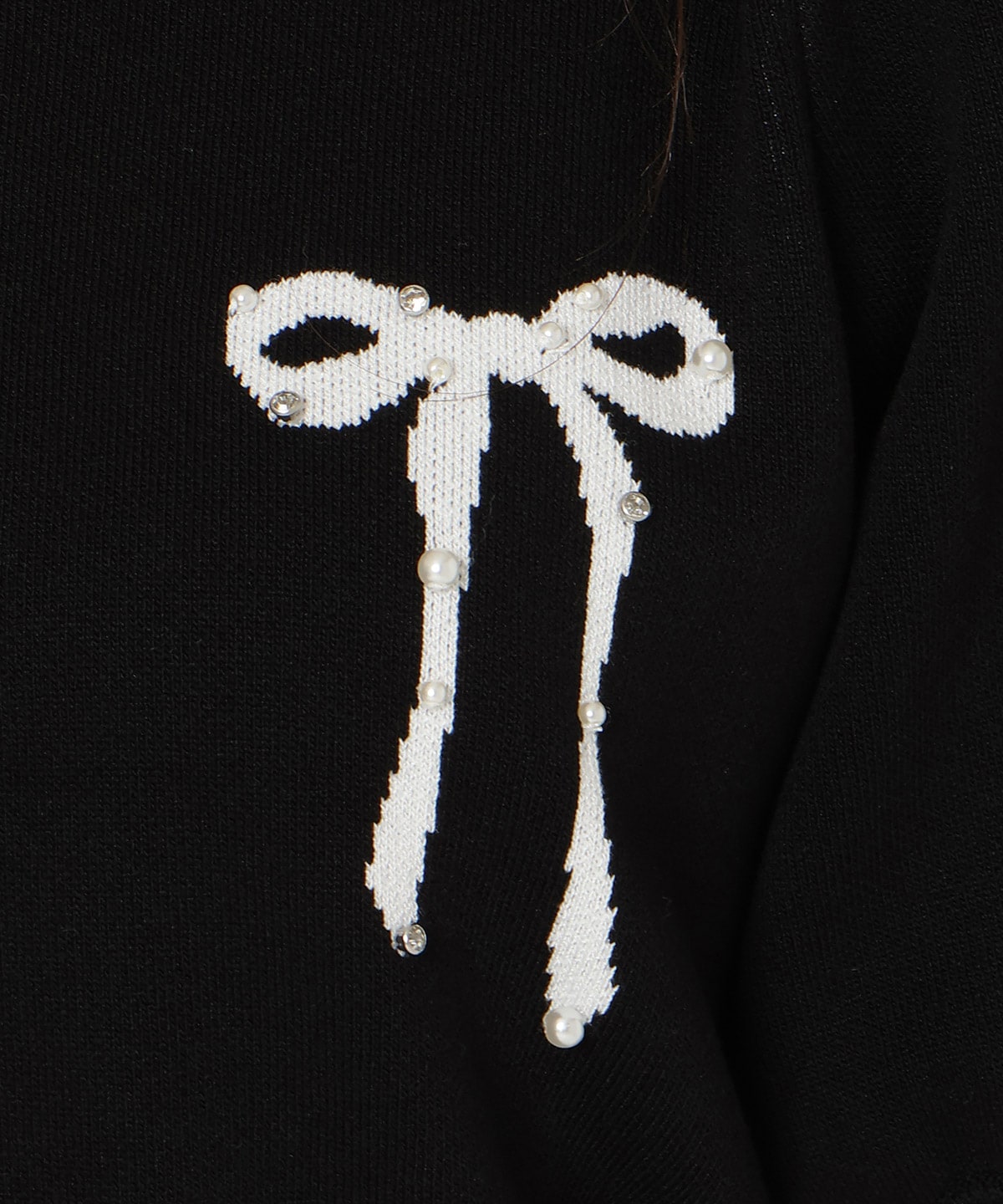 【2/27(fri)発売】リボンジャガードパフニット