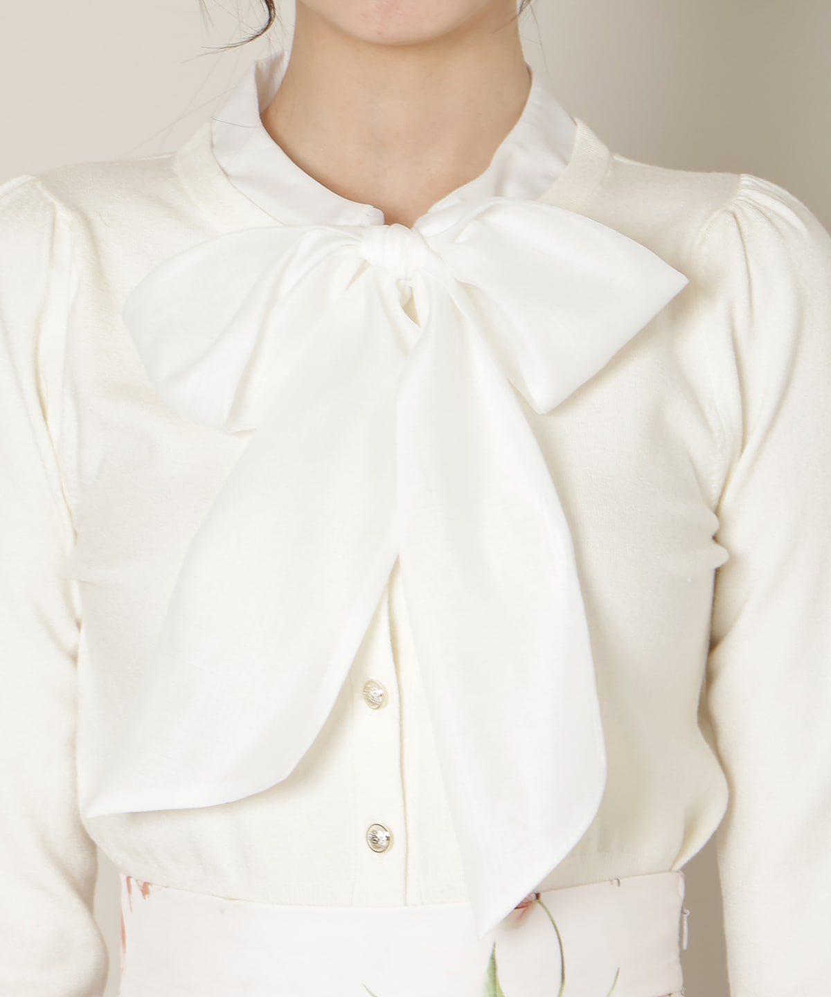 リボンタイプルオーバー