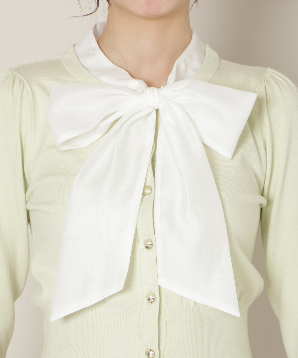 リボンタイプルオーバー