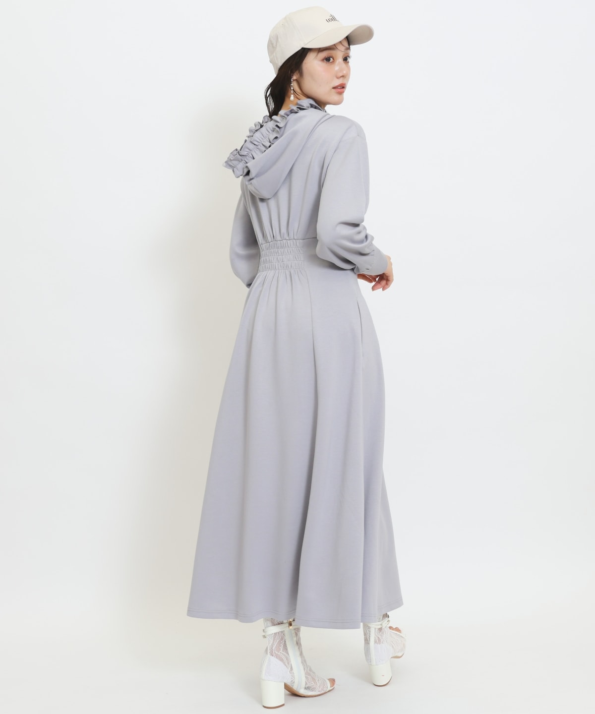 【9/17(thu)10時発売】WILLSELECTION×マイメロディ&クロミ 刺繍フリルフードパーカーワンピース